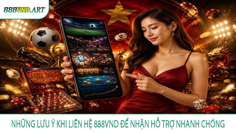 Những lưu ý khi liên hệ 888VND để nhận hỗ trợ nhanh chóng